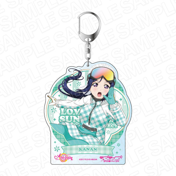 『ラブライブ!スクールアイドルフェスティバル ALL STARS』デカキーホルダー 松浦果南 ハピネス♪スノータイム ver