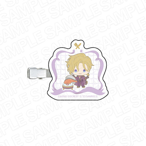 『夢職人と忘れじの黒い妖精×サンリオキャラクターズ』 ヘアクリップ オスカー×KIRIMIちゃん.