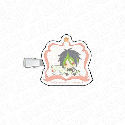 『夢職人と忘れじの黒い妖精×サンリオキャラクターズ』 ヘアクリップ 御影×まるもふびより