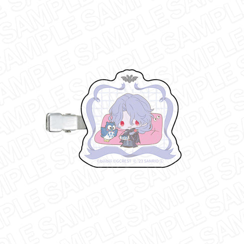 『夢職人と忘れじの黒い妖精×サンリオキャラクターズ』 ヘアクリップ キニス×パタパタペッピー