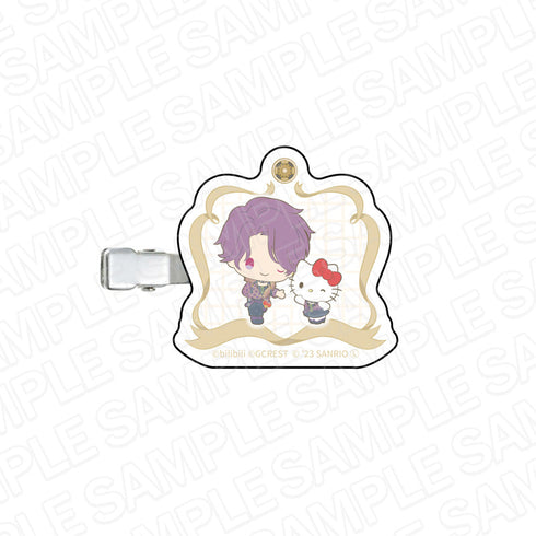 『夢職人と忘れじの黒い妖精×サンリオキャラクターズ』 ヘアクリップ ユミル×ハローキティ