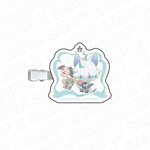 『夢職人と忘れじの黒い妖精×サンリオキャラクターズ』 ヘアクリップ ナヴィ×ルロロマニック