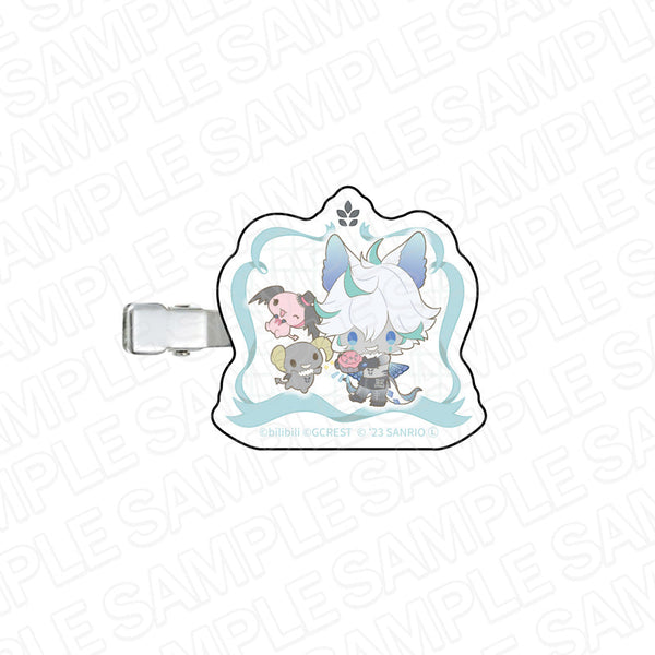 『夢職人と忘れじの黒い妖精×サンリオキャラクターズ』 ヘアクリップ ナヴィ×ルロロマニック