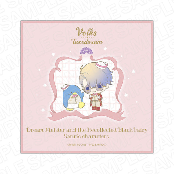 『夢職人と忘れじの黒い妖精×サンリオキャラクターズ』 ミニタオル フォルクス×タキシードサム