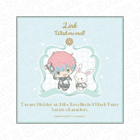 『夢職人と忘れじの黒い妖精×サンリオキャラクターズ』 ミニタオル リンク×ウィッシュミーメル