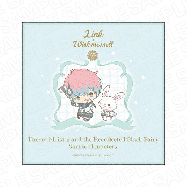 『夢職人と忘れじの黒い妖精×サンリオキャラクターズ』 ミニタオル リンク×ウィッシュミーメル