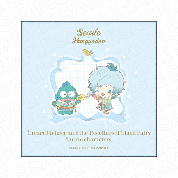 『夢職人と忘れじの黒い妖精×サンリオキャラクターズ』 ミニタオル サール×ハンギョドン