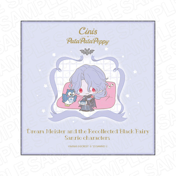 『夢職人と忘れじの黒い妖精×サンリオキャラクターズ』 ミニタオル キニス×パタパタペッピー