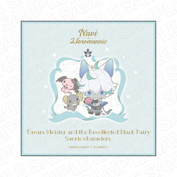 『夢職人と忘れじの黒い妖精×サンリオキャラクターズ』 ミニタオル ナヴィ×ルロロマニック