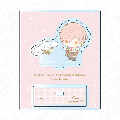 『夢職人と忘れじの黒い妖精×サンリオキャラクターズ』 アクリルスタンド キュイ×シナモロール