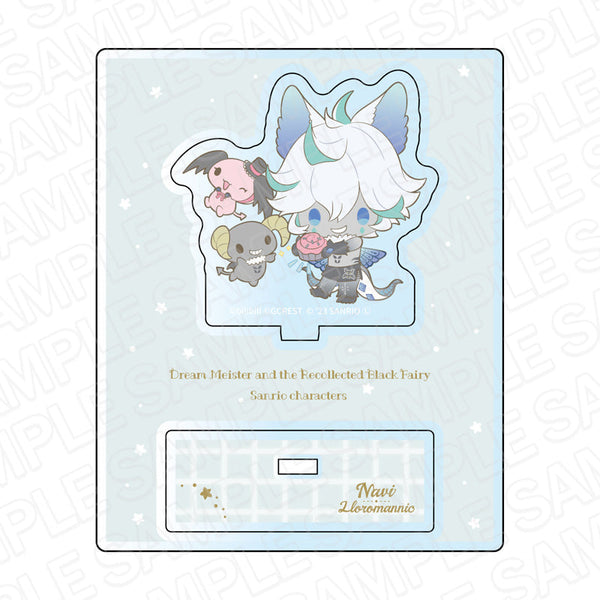 『夢職人と忘れじの黒い妖精×サンリオキャラクターズ』 アクリルスタンド ナヴィ×ルロロマニック