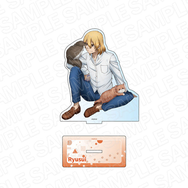 『Dr.STONE』 アクリルフィギュア 七海龍水 猫といっしょ ver.