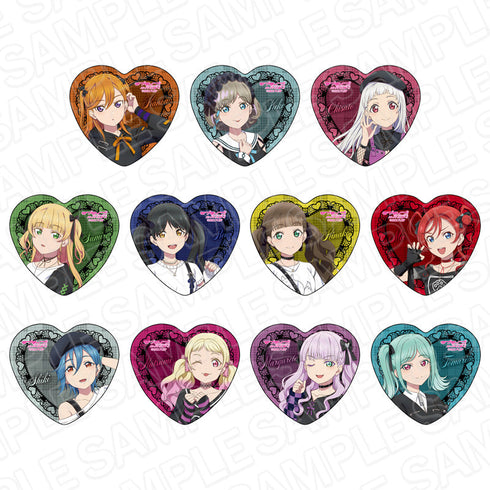 『ラブライブ!スーパースター!!』 ハート型カンバッジ サブカルファッション ver セット