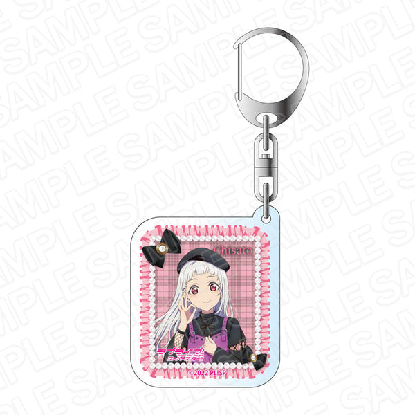『ラブライブ!スーパースター!!』 ラメアクリルキーホルダー 嵐 千砂都 サブカルファッション ver
