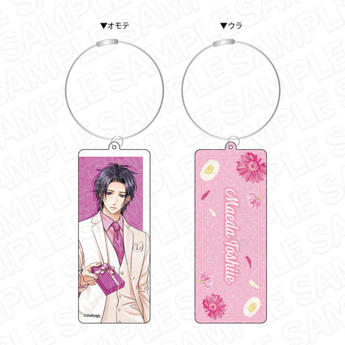 『天下統一恋の乱 Love Ballad~華の章~』 両面キーホルダー 前田 利家 9周年