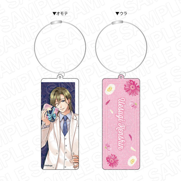 『天下統一恋の乱 Love Ballad~華の章~』 両面キーホルダー 上杉 謙信 9周年