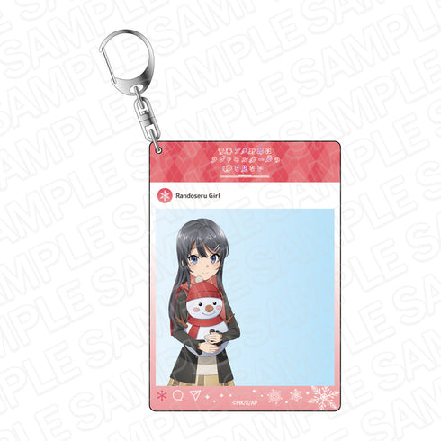 劇場アニメ『青春ブタ野郎はランドセルガールの夢を見ない』 SNS風キーホルダー ランドセルガール Snow ver.