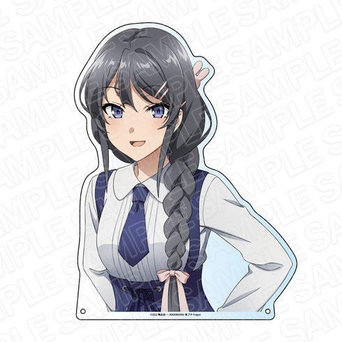 劇場アニメ『青春ブタ野郎はランドセルガールの夢を見ない』 特大ダイカットアクリルボード 桜島麻衣 Snow ver.