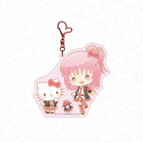 『しゅごキャラ!』×サンリオキャラクターズ デカキーホルダー 日奈森あむ×ハローキティ