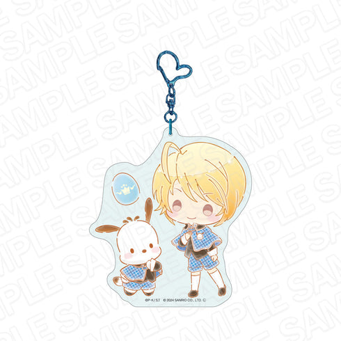 『しゅごキャラ!』×サンリオキャラクターズ デカキーホルダー 辺里唯世×ポチャッコ