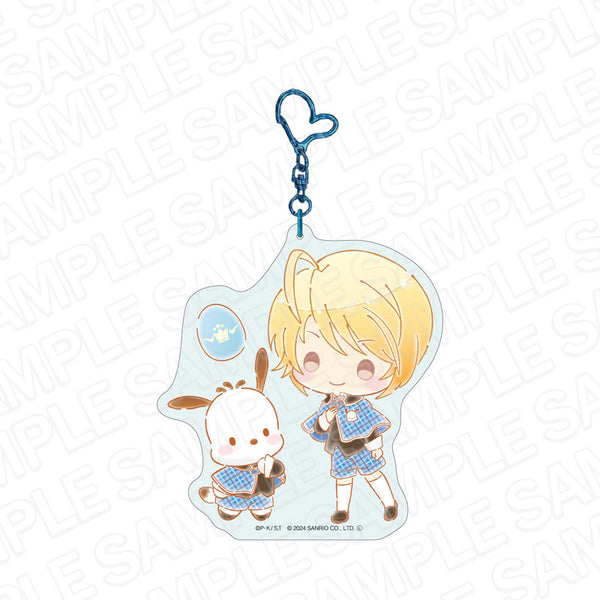 『しゅごキャラ!』×サンリオキャラクターズ デカキーホルダー 辺里唯世×ポチャッコ