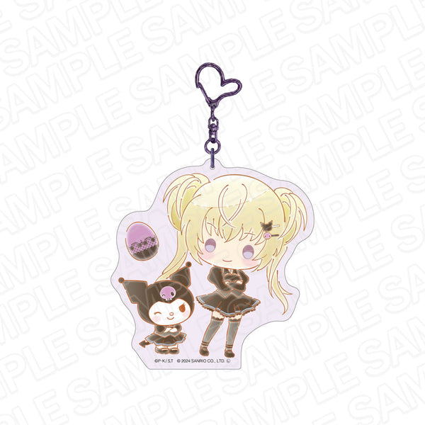 『しゅごキャラ!』×サンリオキャラクターズ デカキーホルダー ほしな歌唄×クロミ