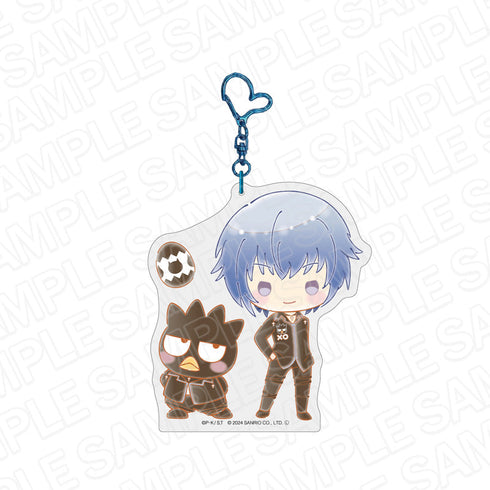 『しゅごキャラ!』×サンリオキャラクターズ デカキーホルダー 月詠イクト×バッドばつ丸