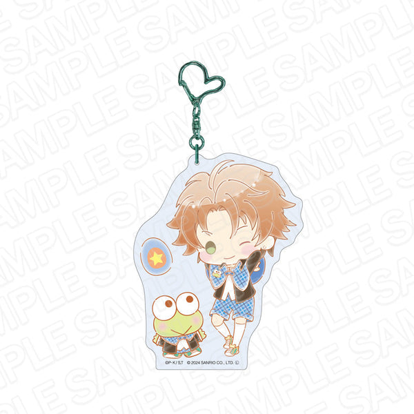 『しゅごキャラ!』×サンリオキャラクターズ デカキーホルダー 相馬空海×けろけろけろっぴ