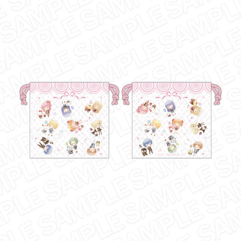 『しゅごキャラ!』×サンリオキャラクターズ 巾着 White