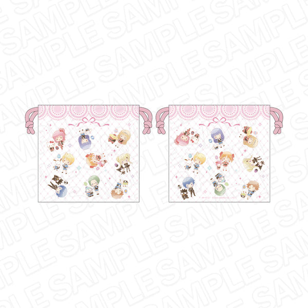 『しゅごキャラ!』×サンリオキャラクターズ 巾着 White