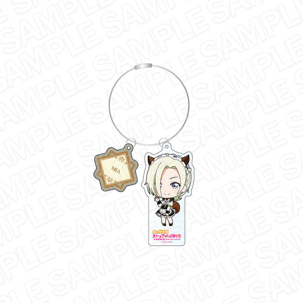 『ラブライブ!虹ヶ咲学園スクールアイドル同好会』 ワイヤーキーホルダー ミア・テイラー アニマルメイド デフォルメ ver