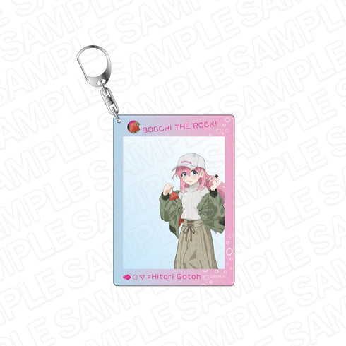 アニメ『ぼっち・ざ・ろっく!』 SNS風アクリルキーホルダー 後藤 ひとり aquarium ver.