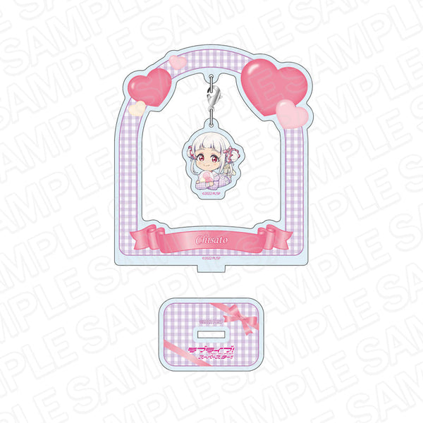 『ラブライブ!スーパースター!!』 ふらふらアクリルスタンド 嵐 千砂都 ホワイトデー2024 デフォルメ ver