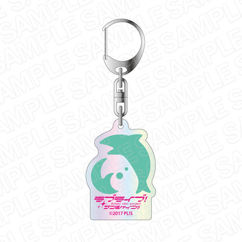 『ラブライブ!サンシャイン!!』 オーロラアクリルキーホルダー 松浦果南 アイコン ver