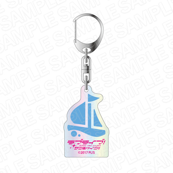 『ラブライブ!サンシャイン!!』 オーロラアクリルキーホルダー 渡辺 曜 アイコン ver