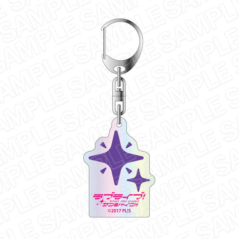 『ラブライブ!サンシャイン!!』 オーロラアクリルキーホルダー 小原鞠莉 アイコン ver