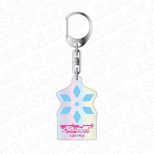 『ラブライブ!サンシャイン!!』 オーロラアクリルキーホルダー 鹿角聖良 アイコン ver