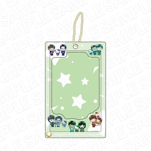 『ヨシモト∞ホール×ハローキティ』 フォトフレームキーホルダー GREEN デフォルメ ver.