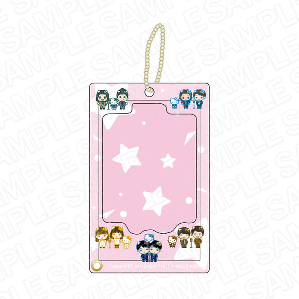 『ヨシモト∞ホール×ハローキティ』 フォトフレームキーホルダー PINK デフォルメ ver.