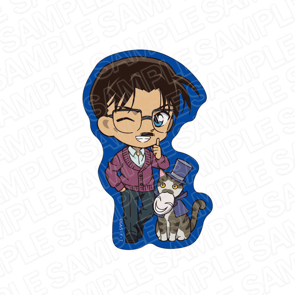 『名探偵コナン』 ダイカットステッカー 工藤優作 デフォルメねこ ver.3