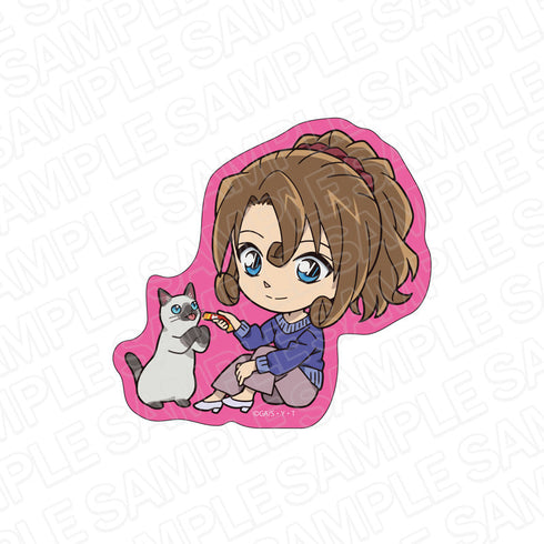 『名探偵コナン』 ダイカットステッカー 工藤有希子 デフォルメねこ ver.3