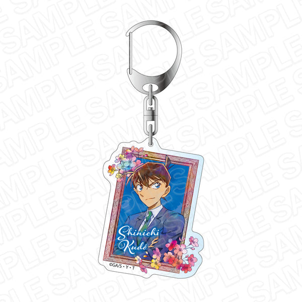 『名探偵コナン』 アクリルキーホルダー PALE TONE series 工藤新一 flower ver.2