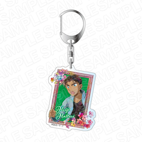 『名探偵コナン』 アクリルキーホルダー PALE TONE series 服部平次 flower ver.2