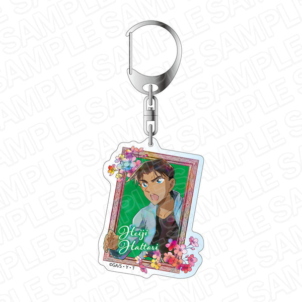 『名探偵コナン』 アクリルキーホルダー PALE TONE series 服部平次 flower ver.2