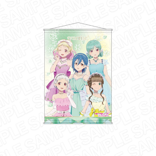 『ラブライブ!スーパースター!!』 B2ラメタペストリー 5yncri5e! スプリングドレス ver