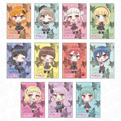 『ラブライブ!スーパースター!!』 スクエアカンバッジ ユニット デフォルメ vol.1 セット