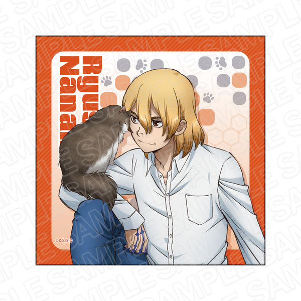 『Dr.STONE』 マイクロファイバー 七海龍水 猫といっしょ ver.