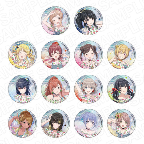 『アイドルマスター シャイニーカラーズ』 カンバッジ(ブラインド) A tropical style コンプリートセット