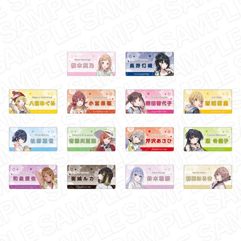 『アイドルマスター シャイニーカラーズ』 ネームプレートバッジ(ブラインド) A コンプリートセット