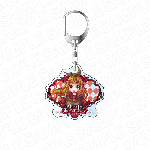 『Alice in Wonder Underland -AIWU-』 アクリルキーホルダー アリス 『形而上の世界』 ver.